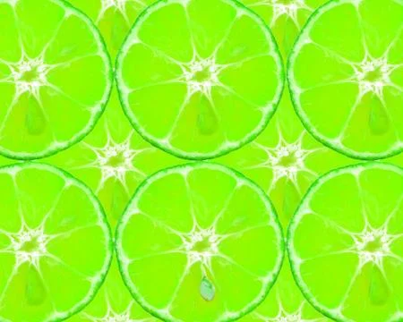 Texture of lemon slices. Fresh fruity background. Stock Photos