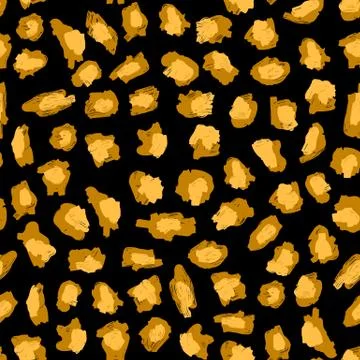 The texture of the leopard spots. Leopard pattern for textiles Illustrazione stock