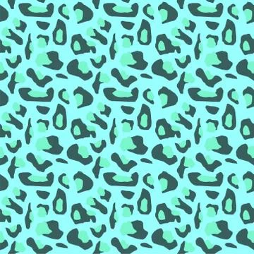 The texture of the leopard spots. Leopard pattern for textiles. Blue-black sp 스톡 일러스트