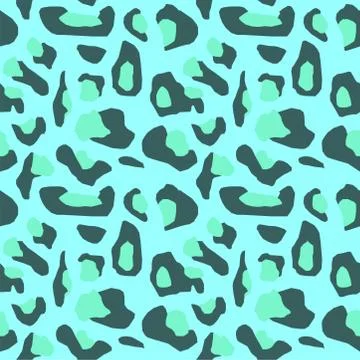 The texture of the leopard spots. Leopard pattern for textiles. Blue-black sp 스톡 일러스트