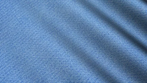 Texture of Light Blue Fabric, Waves, Background, Unique Design, Exclusive Stock Footage 302182724