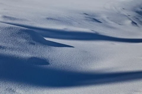 Texture with light morning snow Stock Photos
