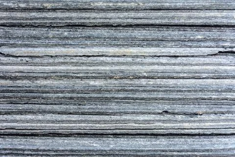 The texture of the lines of packed cement slate for the roof roof Stock Photos