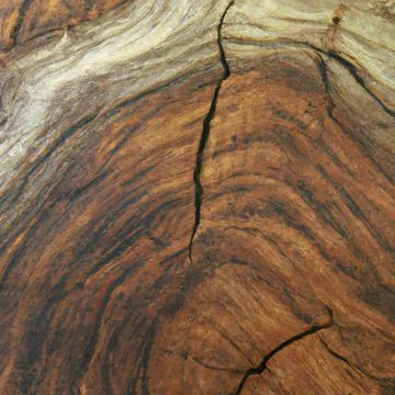 Texture longitudinal section of an old tree Stock Photos