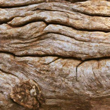 Texture longitudinal section of an old tree Stock Photos