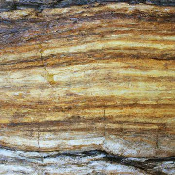 Texture longitudinal section of an old tree Stock Photos