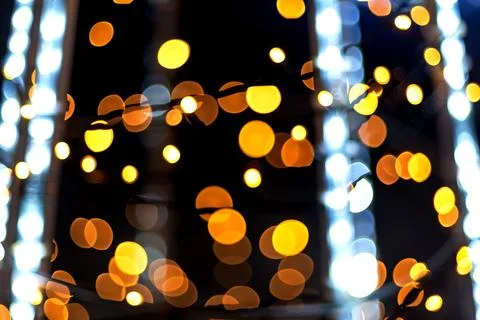 Texture of luxurious bokeh. Light. Glitter. Bokeh background Stock Photos