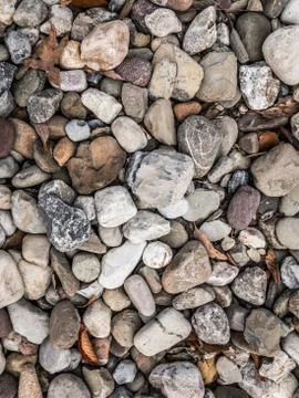 Texture made of river rocks Stock Photos