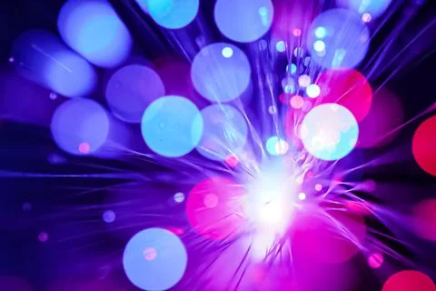 Texture of magic blue lights 스톡 사진