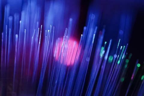 Texture of magic blue lights Stock Photos