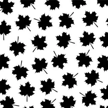 Texture maple leaves Stock Illustration