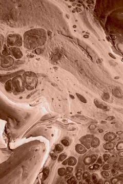 The texture of marble. Abstract background, made in the technique of fluid art. Stock Photos