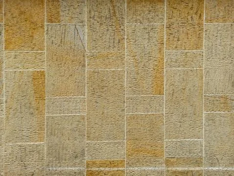 Texture of marble blocks for exterior grooved walls Stock Photos