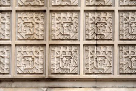 Texture of the marble facade Fotos de archivo