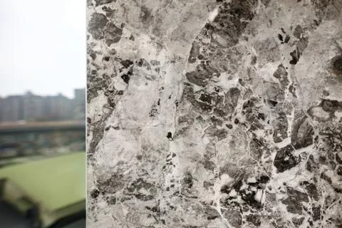 Texture of marble on the street. Background. Stock Photos