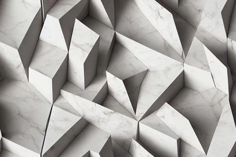 Texture of marble tiles, seamless pattern. 3d render. Stock Illustration