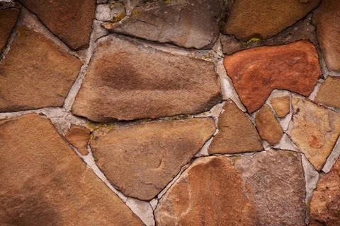 Texture of the masonry is chaotic Stock Photos