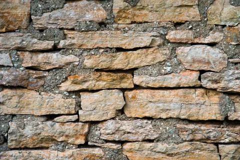 The texture of masonry rubble closeup Stock Photos