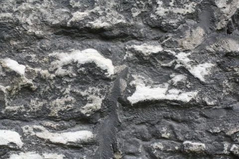 Texture medieval stone wall Stockfoto's