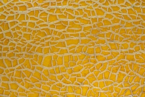 Texture melon yellow background fruit delicious and juicy closeup Stock Photos