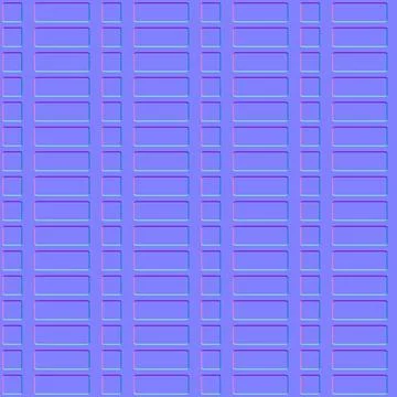 Texture Metal Aluminum Normal map, normal mapping texture Stock Illustration
