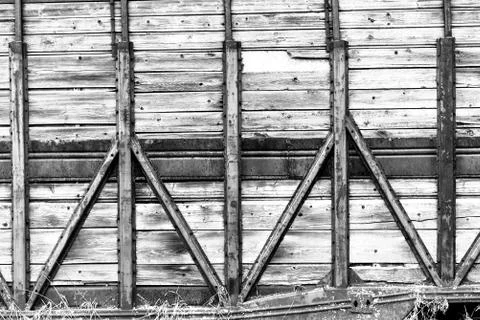 The texture of the metal doors Stock Photos