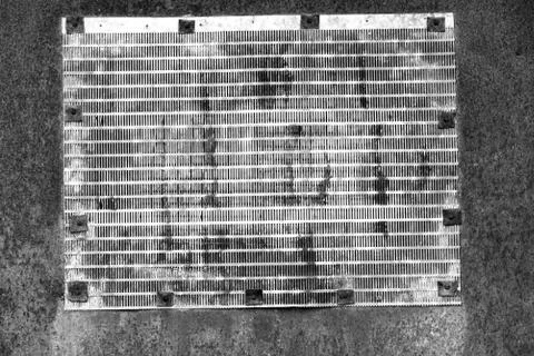 The texture of the metal doors Stock Photos