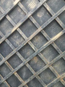The texture of the metal gate Stock Photos