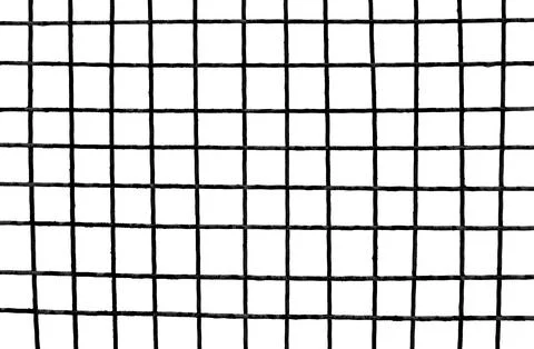 The texture of the metal mesh. Torn, destroyed, broken metal mesh on a whit.. Stock Photos