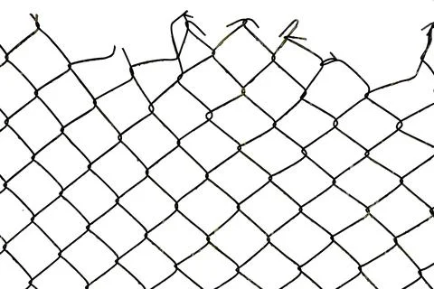 The texture of the metal mesh on a white background. Torn steel, metal mesh.. Stock Photos