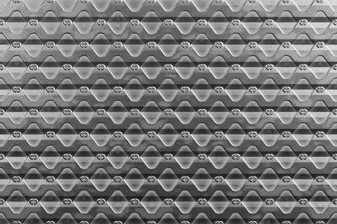 Texture. Metal surface with geometric patterns. 스톡 일러스트