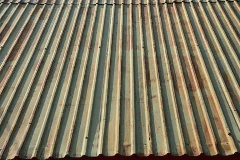 Texture of metal zinc plate Stock Photos