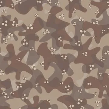 Texture military camouflage seamless pattern. Abstract army vector illustration Stock Illustration