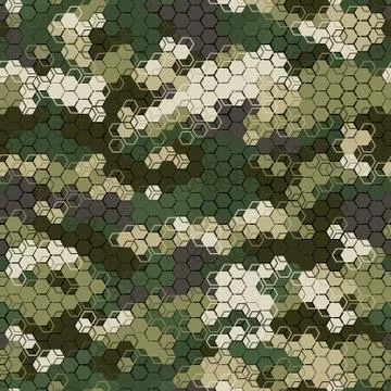 Texture military camouflage seamless pattern. Abstract army vector illustration 스톡 일러스트