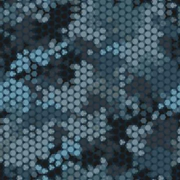 Texture military camouflage seamless pattern. Abstract army vector illustration イラスト素材