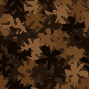 Texture military camouflage seamless pattern. Abstract army vector illustration Illustrazione stock