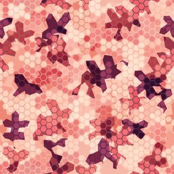 Texture military camouflage seamless pattern. Abstract army vector illustration イラスト素材