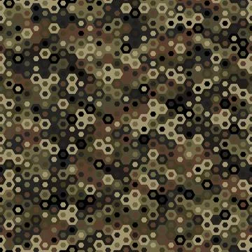 Texture military camouflage seamless pattern. Abstract army vector illustration Stock Illustration