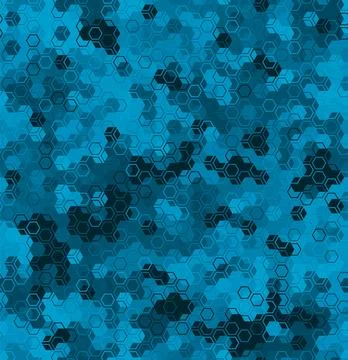 Texture military camouflage seamless pattern. Abstract army vector illustration Stock Illustration
