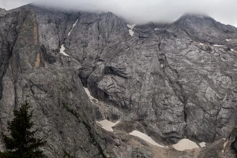 Texture of mountains and rocks Stock Photos