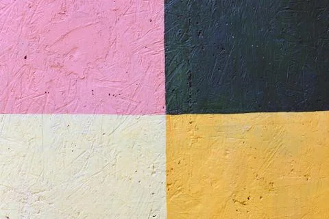Texture of a multi-colored wall close-up. Stock Photos