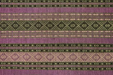 Texture of native thai cloth Stock Photos