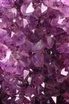 Texture from natural amethyst Stock Photos