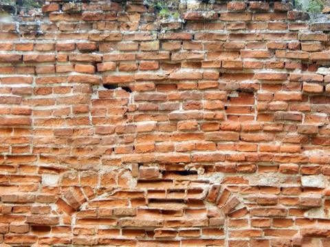 Texture of natural stone material and brick masonry walls Stock Photos