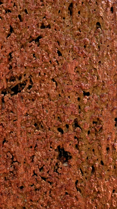 Texture of natural stone in warm tones showcasing the beauty of earths crust and Stock Footage 320073986