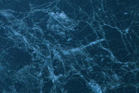 Texture of navy blue marble for tabletop with pattern, macro background. Stock Photos