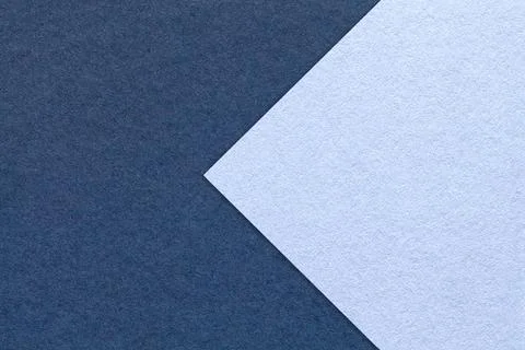 Texture navy blue paper background, half two colors with denim arrow, macro 写真素材
