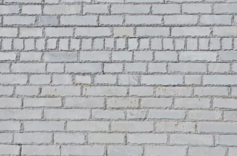 Texture of the new accurate gray brick wall Stock Photos