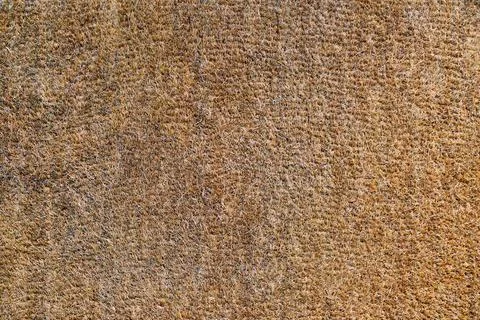 The Texture of an Old and Worn Coir Doormat Stock Photos