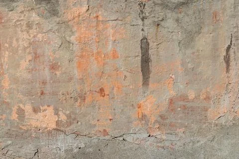 Texture of old battered concrete wall Stock Photos